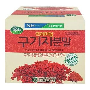 참다올 태백농협 구기자분말 250g(+선물포장 미포함)