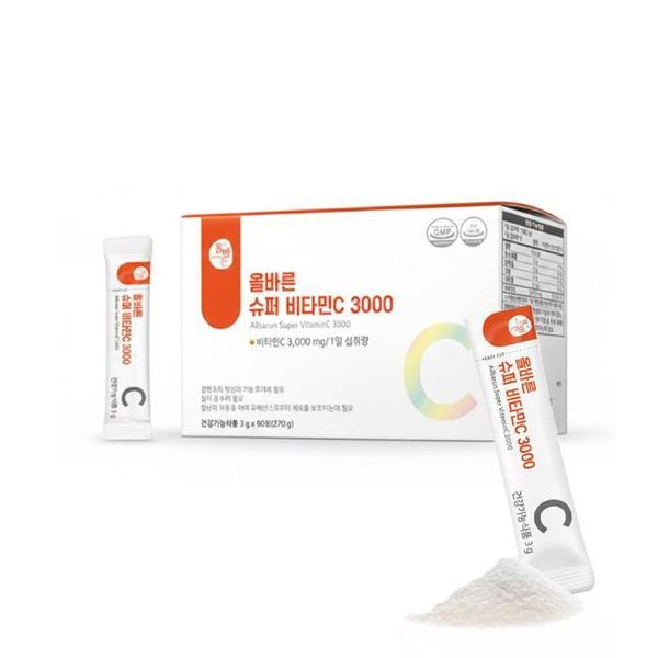 올바른 슈퍼 비타민C 3000 90포 2박스 (총 6개월분 180포) (S46613344)