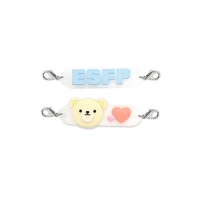 대인로퍼 테디베어 MBTI 슈어링 신발 장식(탈부착 가능)