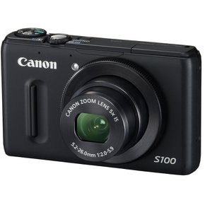 Canon PowerShot S100 PSS100(BK) 24mm TFT 디지털 카메라 블랙 1210만 화소 광각 광학 5배 줌