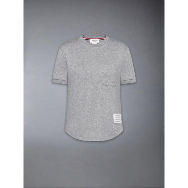 26SS 톰브라운 코튼 밀라노 포켓 티셔츠 FJS223A J0055 055 LGRAY DOM
