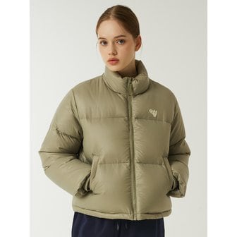 원더플레이스 W ESSENTIAL DUCK DOWN SHORT PUFFA PADDING [KHAKI]