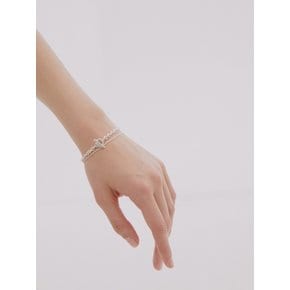 [Silver] Bold Toggle Bracelet