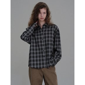 Robin check shirts (black)