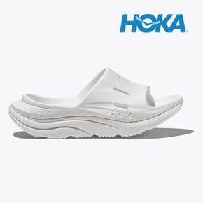 호카 오라 리커버리 슬라이드 3 화이트 남녀공용 슬리퍼 여름신발