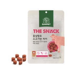 정관장 지니펫 더스낵 홍삼함유 소고기맛 저키 80g + 펠리코 롱스틱 2개(랜덤)