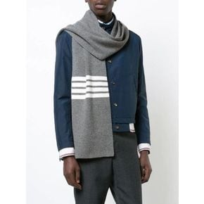 24 FW 톰브라운 4 Bar Stripe Cashmere Rib Scarf  MKS026A00011 TP424894996 74920125