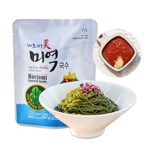 국내산 저칼로리 해초 미역국수5팩+비빔소스5팩