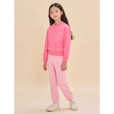 [24FW 30%][BEANPOLE KIDS] 베이직 스웻팬츠  라이트 핑크 (BI4821U03Y)