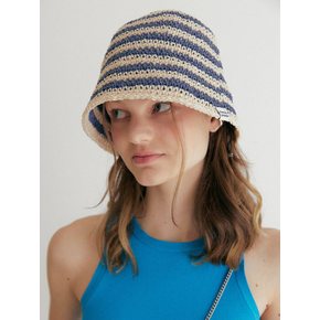 Granny hat : sand blue