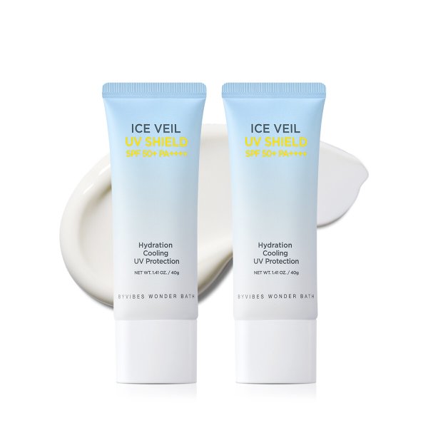 원더바스 아이스 베일 유브이 쉴드 선크림 40ml 1+1