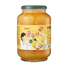 메가커피 담터 꿀유자차 2kg 1박스 6개