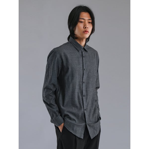 남성 베이직 셔츠 (DK-GREY)