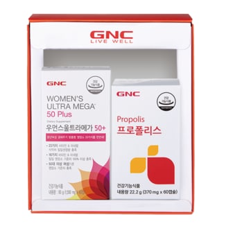 GNC [GNC 어머님 건강세트]우먼스울트라메가50+프로폴리스