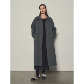 Florence Maxi Long Mac Trench Coat_CTO121(Charcoal)