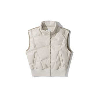 엘로드 WOMEN BLOSSOM CAMEL LEATHER VEST_NLVAS23101BEL