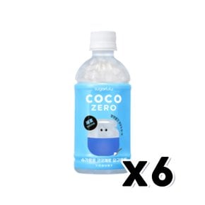 슈가로로 코코제로 요구르트 페트음료 340ml x 6개