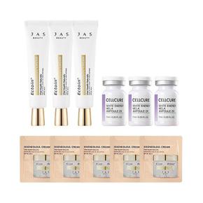 [쟈스] 엑토인 맨얼굴 크림 30ml x3 + 셀큐어 앰플 2X 7ml x3 + 쟈스샘플 5매 (S11308162)