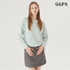 정상가:39,000원  데일리 단가라 라운드넥 루즈핏 긴팔 티셔츠 (GOALW004D)