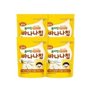 동결건조 과자 과일칩 바나나칩 25g x 4봉 SB