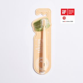 [무케] 유키위_마그네틱 항균 칫솔 1pc (크림버터) 자석칫솔 초 미세모 프리미엄 칫솔