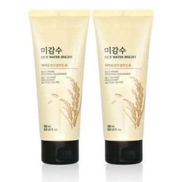  더페이스샵 미감수 브라이트 쌀겨 페이셜 클렌징 폼 150ml 2개