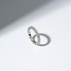 14K 랩 다이아몬드 반지 2.5MM 랩다이아 가드링 3프롱