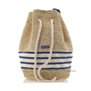 세인트제임스 [세인트 제임스] SS25 여성 삭 에이 도스 백팩 SAC A DOS RAPHIA NATUREL