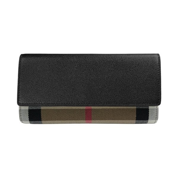 여성 장지갑 80840311 HALTON 체크 블랙