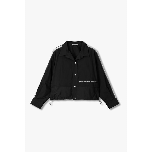 스트라이프 슬리브 블라우스 7125360701199