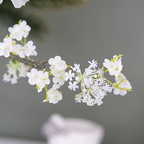 진달래 조화 센터피스 몬타나 화분 화병 50x60cm 인테리어 봄 꽃 테이블 장식 소품 행사 꾸미기