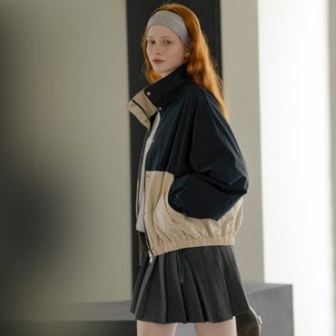 노운베러 Coloring point cotton wind jumper_Beige