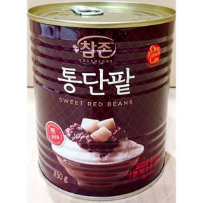 (850g X12)통단팥 참존 빙수용/통팥/단팥/팥빙수용/통조림/빙수팥/다용도/매장/업소용/카페/달콤/다용도팥