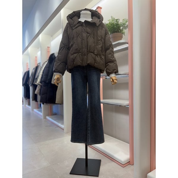 [여주점] 여성 구스다운 후드 숏 점퍼(ITPBWPD330)