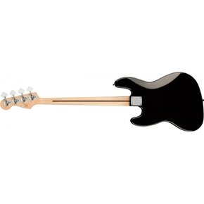 Squier by Fender Affinity Jazz Bass, Maple Fingerboard, Black Pickguard, Black