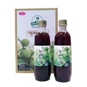 홍쌍리 청매실원 2호 420ml 2병 홍쌍리매실 원액 매실진액 매실엑기스 매실청