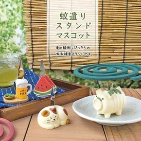 일본 데꼴 수제 마스코트 모기향 스탠드 거치대 돼지