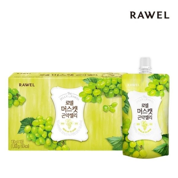 로엘 곤약젤리 머스캣 1박스 (130g x 10팩)