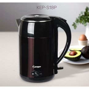 SUS304 스텐 보온 전기포트 1.8L 2중 2000W KEP-S18P 딥퍼플
