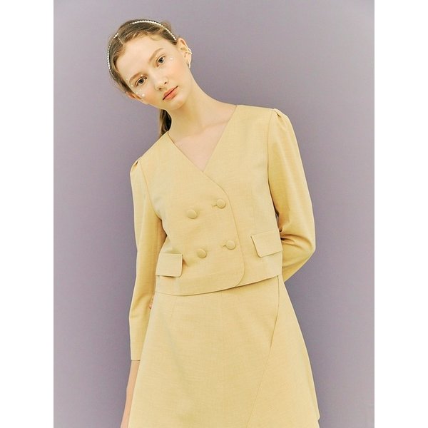 no collar crop jacket SWJKKE4000