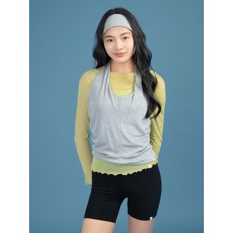 디야니 Drape Halter Top (Melange)