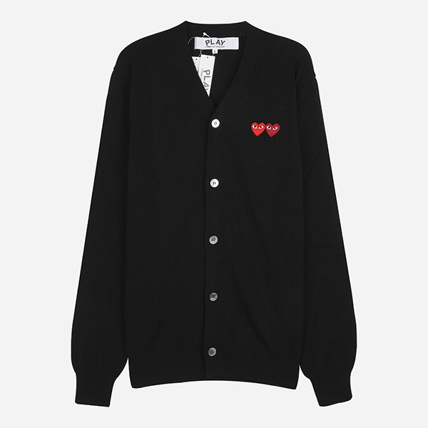 [시흥점] 5F AX N058 051 1 더블 하트 가디건 블랙