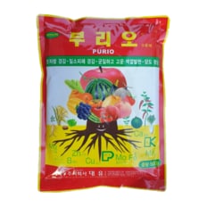 모두싹판다 대유 부리오 500g 인산 가리 칼리 수용제 도장 웃자람 억제 잔디 고추 사과 나무 꽃  비료