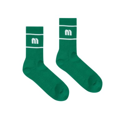 MARTINE GOLF [정상가 25000원]남성 원포인트 중목양말 그린 (QMADSC10322)