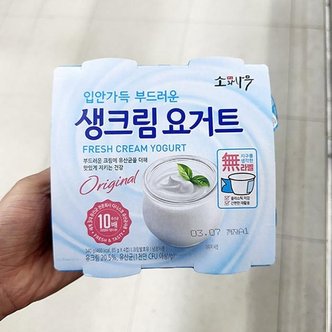  소와나무 생크림 요거트 85g x 4개 코스트코