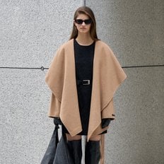 / [HANDMADE] Cashmere Shawl Collar half Coat