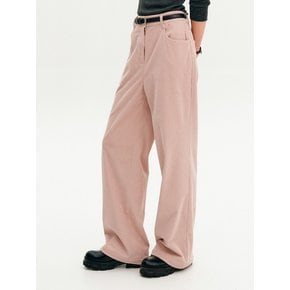 모아 코듀로이 스트레이트 팬츠_핑크 / MOA CORDUROY STRAIGHT PANTS_PINK