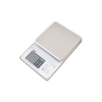  타니타 쿠킹스켈 키친 저울 요리 방수 디지털 3kg 0.1g 단위 KW-320 W