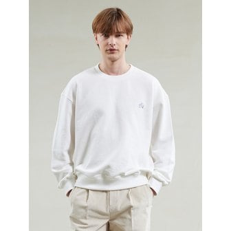 유지옷 (심형탁슈돌)Orchid Embroidery logo Sweat shirt_Black, White