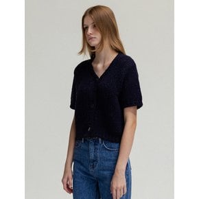 Diane half sleeve cardigan (navy)